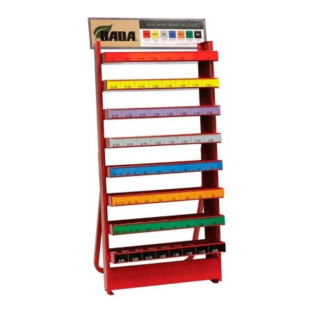 Integrated Supply Network Ammco Steel Wheel Weight Assortments Assortment with Metal Rack - AMM2075